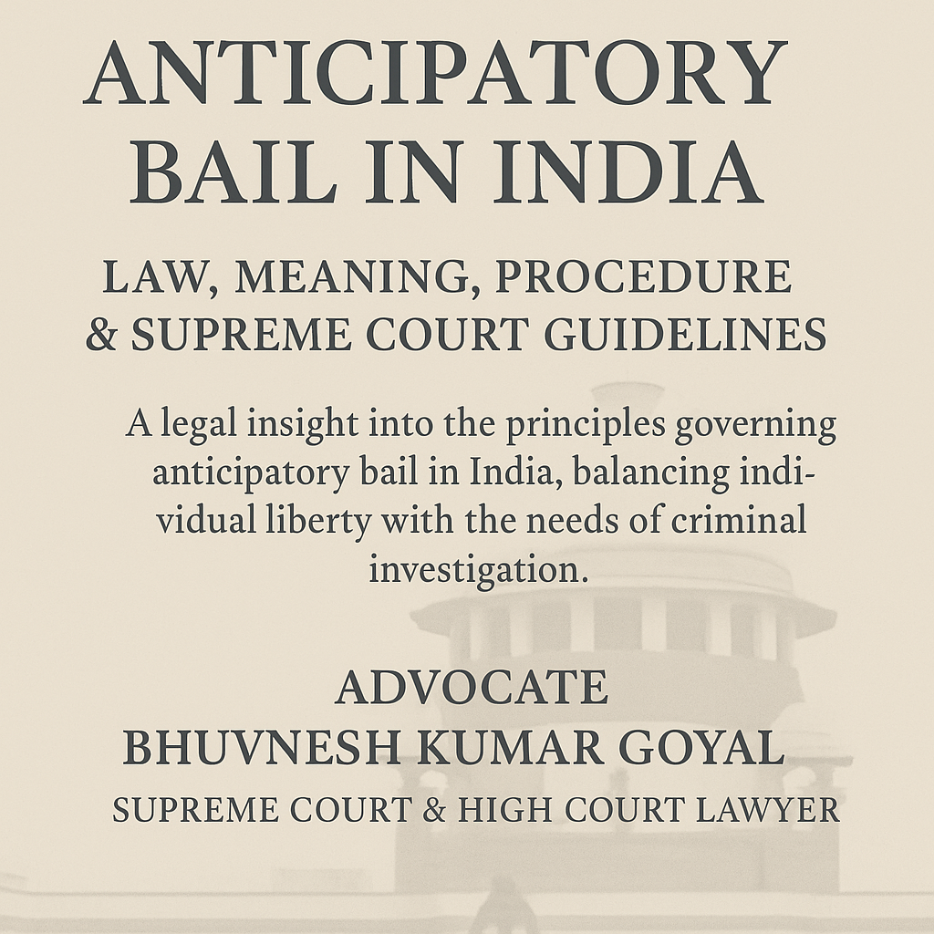 Anticipatory Bail
