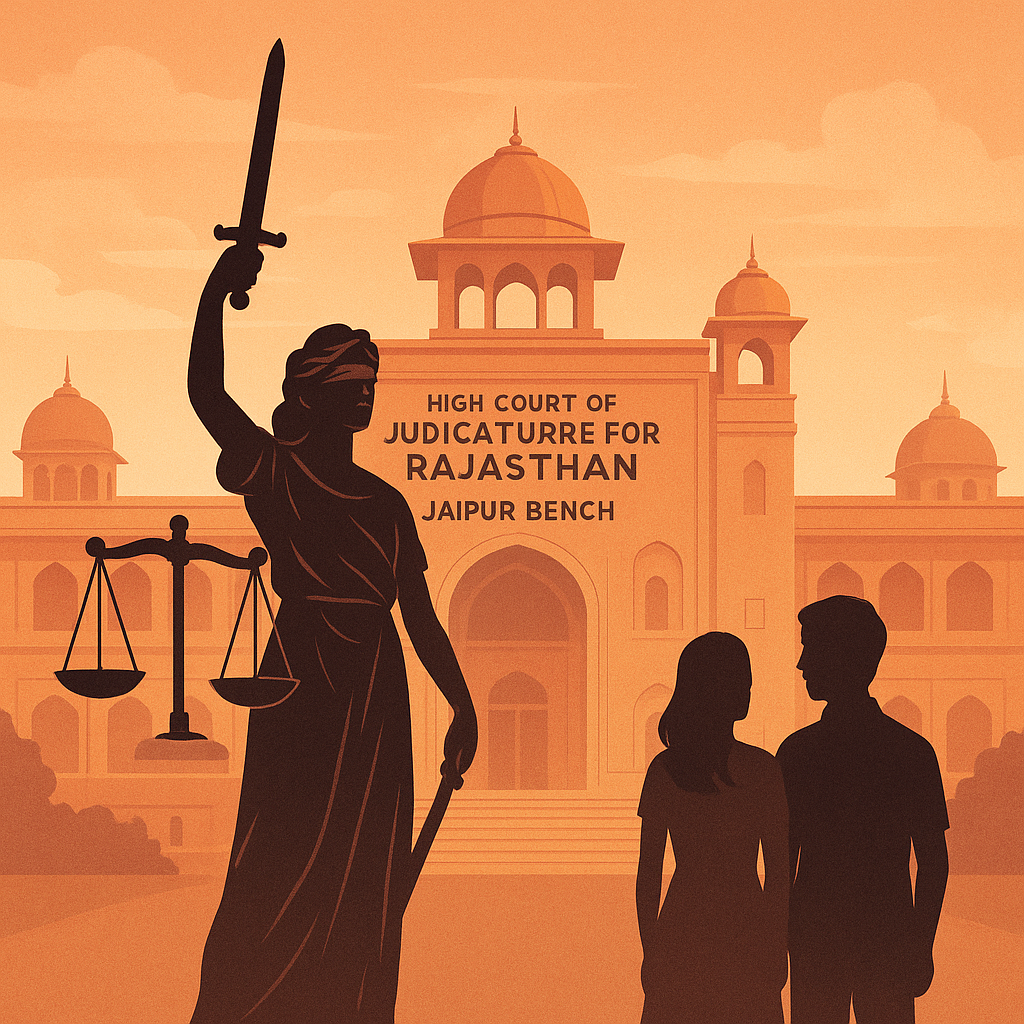 Rajasthan High Court Jaipur Bench Protects Live-in Couple’s Right to Life and Liberty Despite Boy Not Being of Marriageable Age